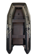  
Надувная лодка Броня 320 СК слань+киль хаки-черный под мотор с усилением