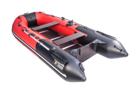 Комплект лодка Ривьера 3200 СК красная слань+киль с мотором HDX T 9.9 BMS - вид 5 миниатюра