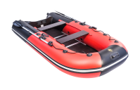 Комплект лодка Ривьера 3200 СК красная слань+киль с мотором HDX T 5 BMS (2-х тактный) R - вид 7 миниатюра