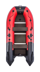 Комплект лодка Ривьера 3200 СК красная слань+киль с мотором HDX T 9.9 BMS - вид 1 миниатюра