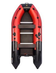 Комплект лодка Ривьера 3400 СК Компакт красная слань+киль с электромотором BST 46 L - вид 1 миниатюра
