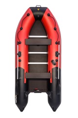 Комплект лодка Ривьера 3600 СК Компакт красная Light с мотором HDX T 6.2 BMS (2-х тактный) - вид 1 миниатюра