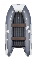 Комплект лодка Таймень LX 3200 НДНД графит-серый с мотором Toyama T 9.9 (15) BMS (2-х тактный) - вид 1 миниатюра