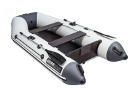 Комплект лодка Аква 2900 СКК СЕРЫЙ-ГРАФИТ слань-книжка киль с мотором Golfstream T 9.8 BMS (2-х тактный) - вид 5 миниатюра