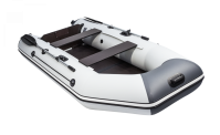 Комплект лодка Аква 2900 СКК СЕРЫЙ-ГРАФИТ слань-книжка киль с мотором Golfstream T 9.8 BMS (2-х тактный) - вид 7 миниатюра