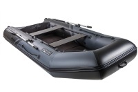 Комплект лодка Броня 320 СК слань+киль графит-черный с мотором HDX F 5 BMS (4-х тактный) - вид 8 миниатюра