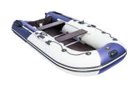Комплект лодка Ривьера 3200 СК серый/синий с электромотором BST 40 L - вид 5 миниатюра