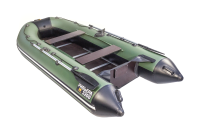 Комплект лодка Ривьера 3200 СК зеленый-черный с мотором HDX T 9.9 BMS - вид 5 миниатюра