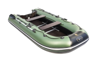 Комплект лодка Ривьера 3200 СК зеленый-черный с мотором HDX T 9.9 BMS - вид 7 миниатюра
