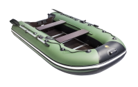 Надувная лодка Ривьера 2900 СК зеленый-черный под мотор - вид 5 миниатюра