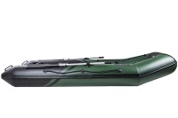 Надувная лодка Броня 320 СК слань+киль зеленый-черный под мотор с усилением - вид 12 миниатюра
