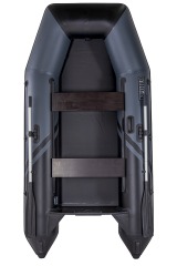 Комплект лодка Броня 280 графит-черный (лодка ПВХ ) с мотором Golfstream F 5.0 BMS (4-х тактный) - вид 2 миниатюра