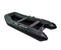 Комплект лодка Броня 320 С зеленый-черный с мотором Golfstream F 5.0 BMS (4-х тактный) - вид 6 миниатюра