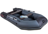  Надувная лодка Таймень NX 2900 НДНД графит-черный (Лодка пвх под мотор) - вид 5 миниатюра
