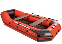 Комплект лодка Броня 300 М красный-черный с мотором HDX T 2.6 CBMS (2-х тактный) - вид 8 миниатюра
