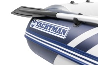 Надувная лодка YACHTMAN 280 (Яхтман) белый-синий (лодка ПВХ с усилением) - вид 10 миниатюра