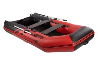 Надувная лодка Броня 280 СК слань+киль красный-черный (лодка ПВХ под мотор с усилением) - вид 6 миниатюра