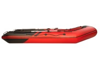 Надувная лодка Броня 280 СК слань+киль красный-черный (лодка ПВХ под мотор с усилением) - вид 10 миниатюра
