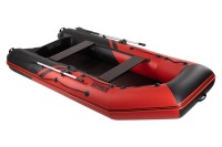  Надувная лодка Броня 320 СК слань+киль красный-черный под мотор с усилением - вид 4 миниатюра