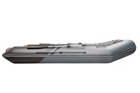 Надувная лодка Броня 360 СК слань+киль графит-черный под мотор с усилением - вид 10 миниатюра