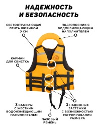 Спасательный жилет Омуль до 150кг (ГОСТ Р 58108-2019) - вид 5 миниатюра