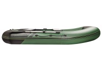 Надувная лодка YACHTMAN 300 МНД НАДУВНОЕ ДНО зеленый-черный с усилением - вид 11 миниатюра