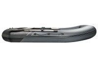 Надувная лодка YACHTMAN 300 МНД НАДУВНОЕ ДНО серый-черный с усилением - вид 11 миниатюра
