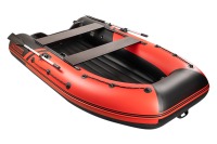 Надувная лодка YACHTMAN 300 НДНД красный-черный нднд под мотор с усилением - вид 5 миниатюра