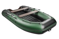 Надувная лодка YACHTMAN 320 НДНД зеленый-черный нднд под мотор с усилением - вид 5 миниатюра