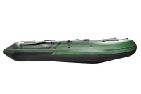 Надувная лодка YACHTMAN 320 НДНД зеленый-черный нднд под мотор с усилением - вид 11 миниатюра