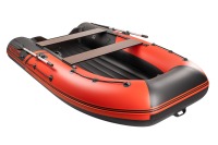 Надувная лодка YACHTMAN 320 НДНД красный-черный нднд под мотор с усилением - вид 5 миниатюра