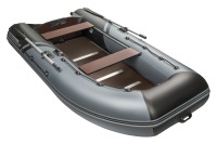 Надувная лодка YACHTMAN 300 СК графит-черный под мотор с усилением - вид 5 миниатюра