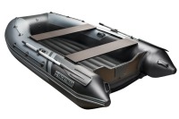 Надувная лодка YACHTMAN 300 НДНД серый-черный нднд под мотор с усилением - вид 3 миниатюра
