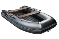 Надувная лодка YACHTMAN 300 НДНД серый-черный нднд под мотор с усилением - вид 5 миниатюра