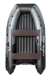 Надувная лодка YACHTMAN 300 НДНД серый-черный нднд под мотор с усилением - вид 1 миниатюра