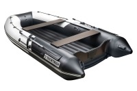 Надувная лодка YACHTMAN 360 НДНД белый-черный нднд под мотор с усилением - вид 3 миниатюра