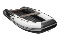 Надувная лодка YACHTMAN 360 НДНД белый-черный нднд под мотор с усилением - вид 5 миниатюра
