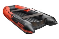 Надувная лодка YACHTMAN 360 НДНД красный-черный нднд под мотор с усилением - вид 3 миниатюра