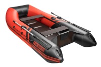 Надувная лодка YACHTMAN 280 СК красный-черный под мотор с усилением - вид 3 миниатюра