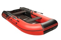 Надувная лодка YACHTMAN 280 СК красный-черный под мотор с усилением - вид 5 миниатюра