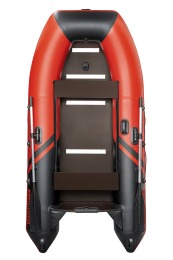 Надувная лодка YACHTMAN 280 СК красный-черный под мотор с усилением - вид 1 миниатюра