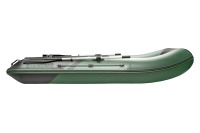 Надувная лодка YACHTMAN 280 СК зеленый-черный под мотор с усилением - вид 13 миниатюра