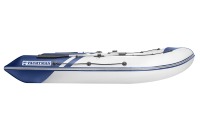 Надувная лодка YACHTMAN 340 СК белый-синий под мотор с усилением - вид 11 миниатюра