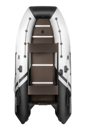 Надувная лодка YACHTMAN 360 СК белый-черный под мотор с усилением - вид 1 миниатюра