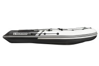 Надувная лодка YACHTMAN 340 НДНД белый-черный нднд под мотор с усилением - вид 11 миниатюра