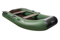 Надувная лодка Поход 280 TК слань+киль зеленый под мотор - вид 5 миниатюра