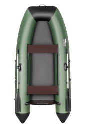 Надувная лодка Поход 290 T зеленый под мотор - вид 1 миниатюра
