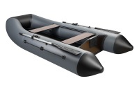 Надувная лодка Поход 290 T серый под мотор - вид 3 миниатюра
