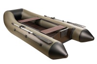 Надувная лодка Поход 290 TК слань+киль хаки под мотор - вид 3 миниатюра