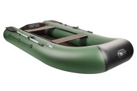Надувная лодка Поход 290 TК слань+киль зеленый под мотор - вид 5 миниатюра